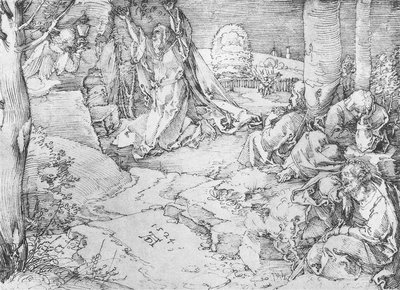Christ on the Mount of Olives by Albrecht Dürer